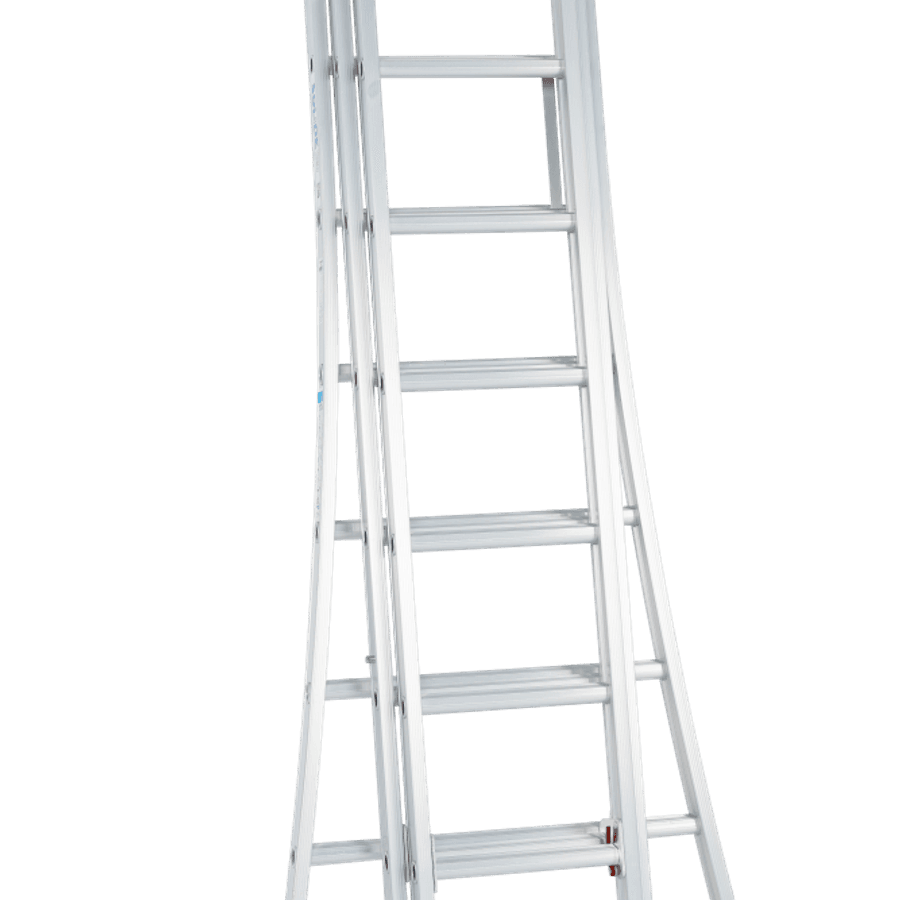 Solide D06SP schuifladder - zijaanzicht