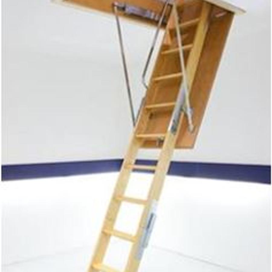 Map houten zoldertrap junior 3 delen tot 2.65m plafondhoogte